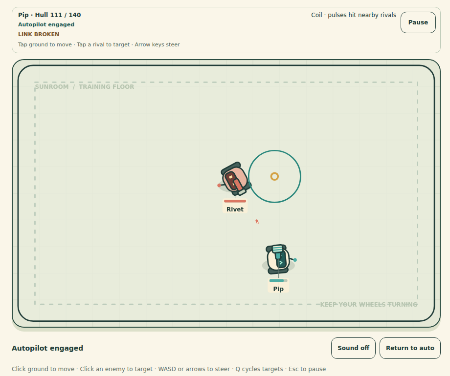 The actual LINK BROKEN message after a normal pointer target command defeats Relay.